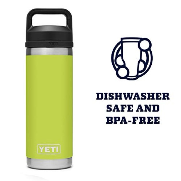 NWT Yeti 18oz Rambler Bottle - chartreuse - Picture 3 of 3